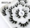 6 pairs natural  eyelashes  long, makeup 3d mink beauty
