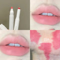 Double-head Matte Lipstick Waterproof Velvet Nude Pink Lip Liner Pencil Sexy Red Brown Pigment Lips Makeup Long Lasting Lip Tint