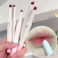 Double-head Matte Lipstick Waterproof Velvet Nude Pink Lip Liner Pencil Sexy Red Brown Pigment Lips Makeup Long Lasting Lip Tint